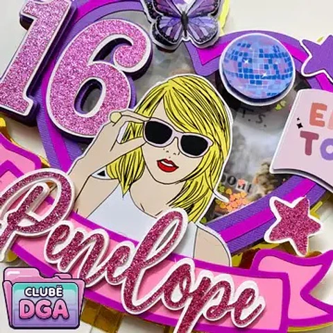 Arquivo de Corte Topo de Bolo Taylor Swift 2