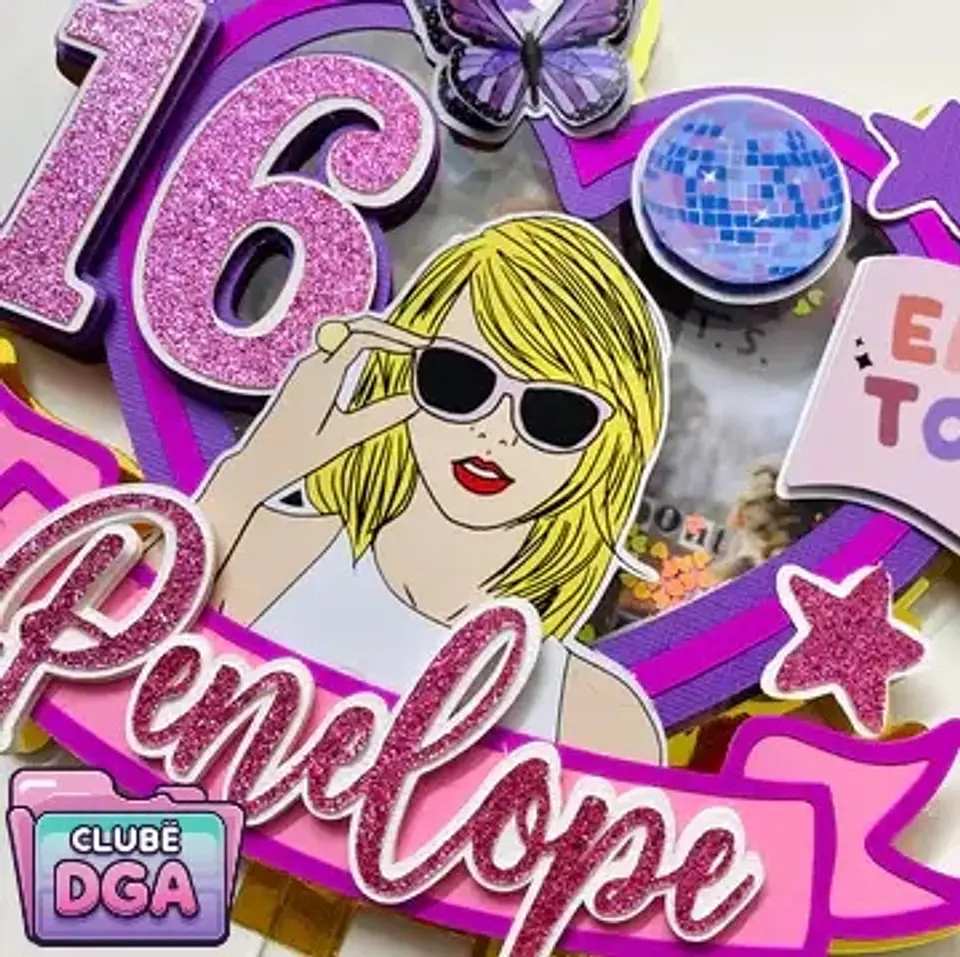 Arquivo de Corte Topo de Bolo Taylor Swift 2 1