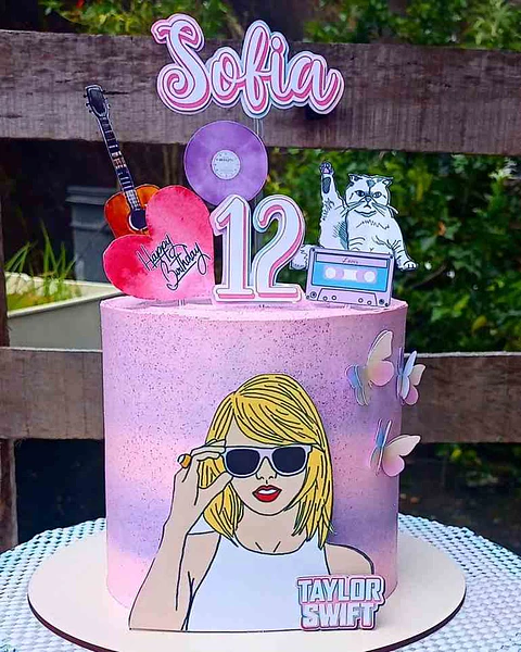 Arquivo de Corte Topo de Bolo Taylor Swift 1