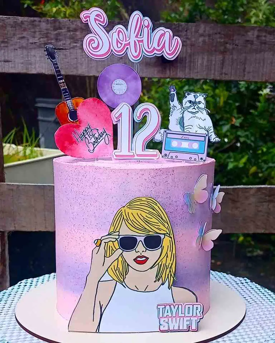 Arquivo de Corte Topo de Bolo Taylor Swift 1 1