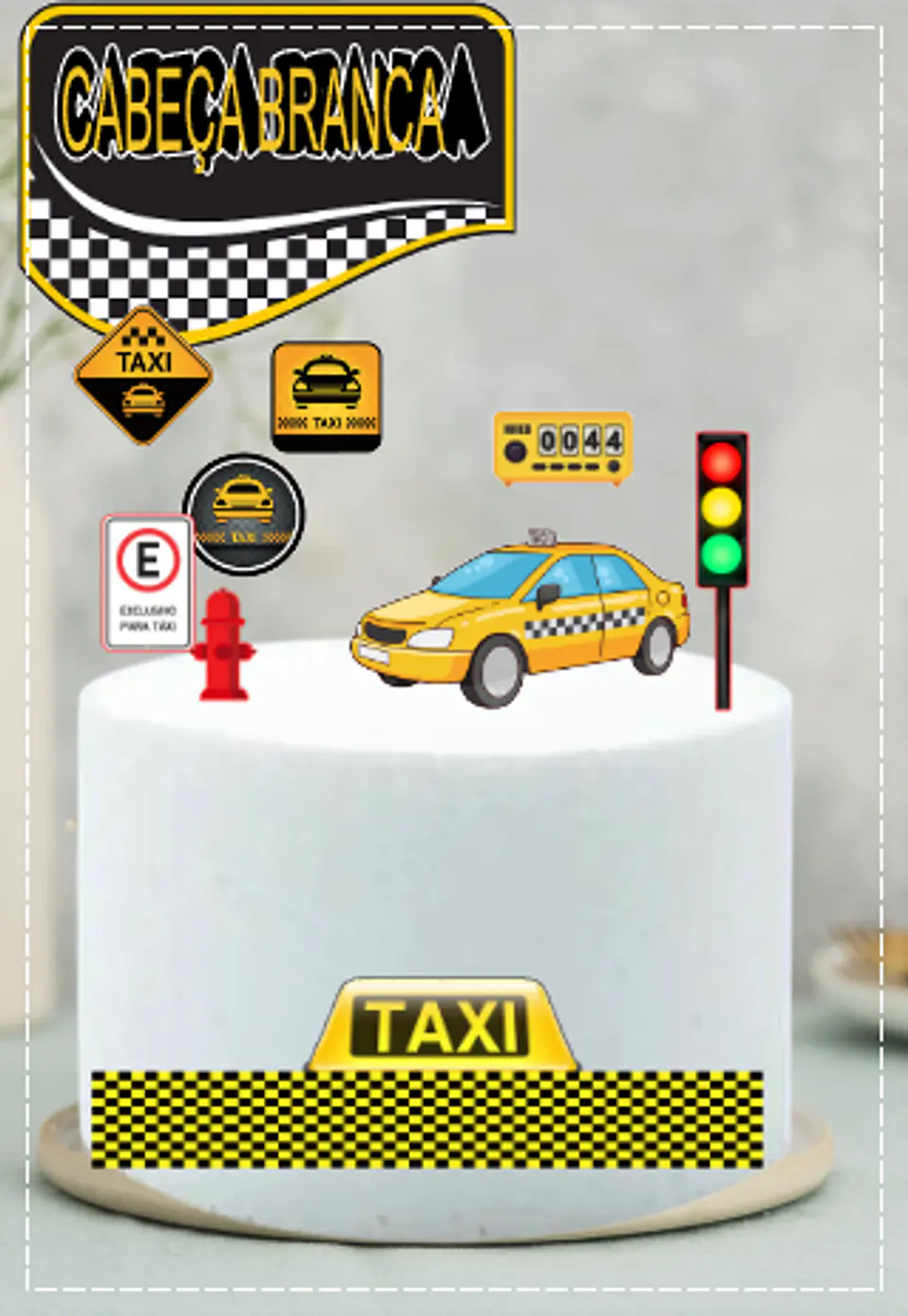 Arquivo de Corte Topo de Bolo Taxi 1 1