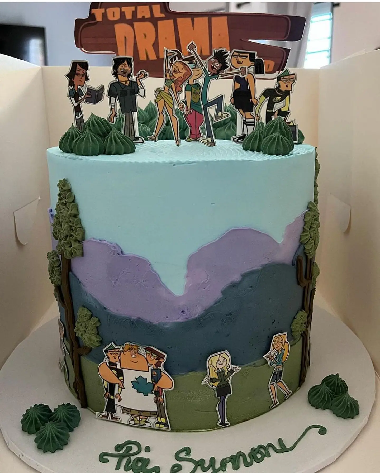 Arquivo de Corte Topo de Bolo Total Drama 1 1