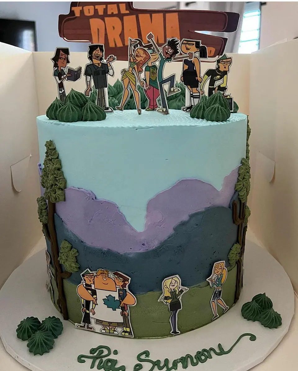 Arquivo de Corte Topo de Bolo Total Drama 1 1