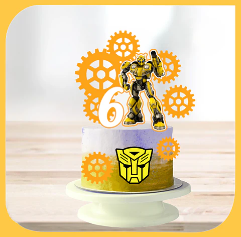 Arquivo de Corte Topo de Bolo Transformers 6