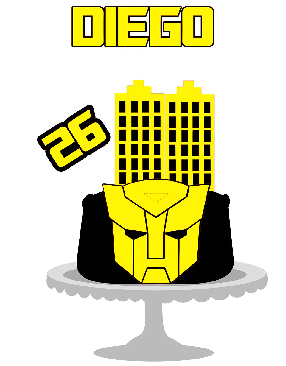 Arquivo de Corte Topo de Bolo Transformers 4 1
