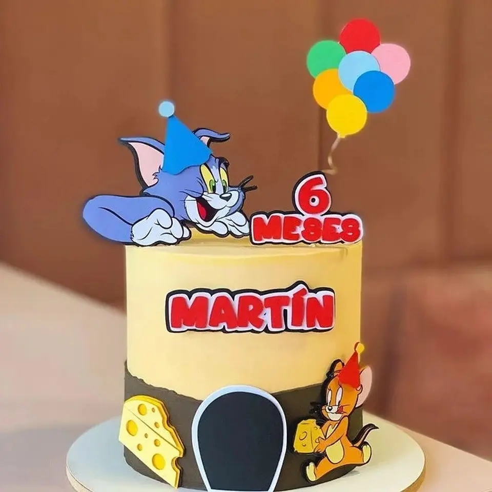Arquivo de Corte Topo de Bolo Tom e Jerry 10 1