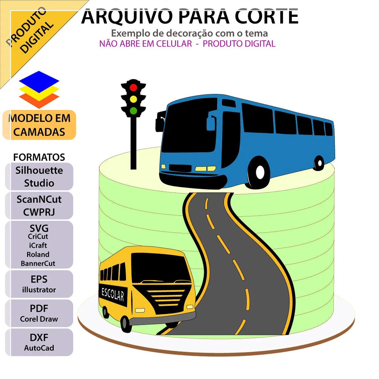 Arquivo de Corte Topo de Bolo Transportes 2 1