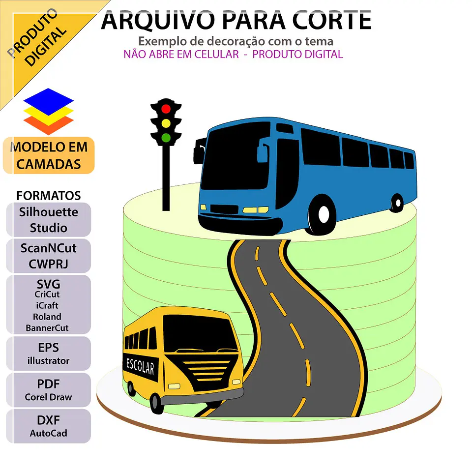 Arquivo de Corte Topo de Bolo Transportes 2 1