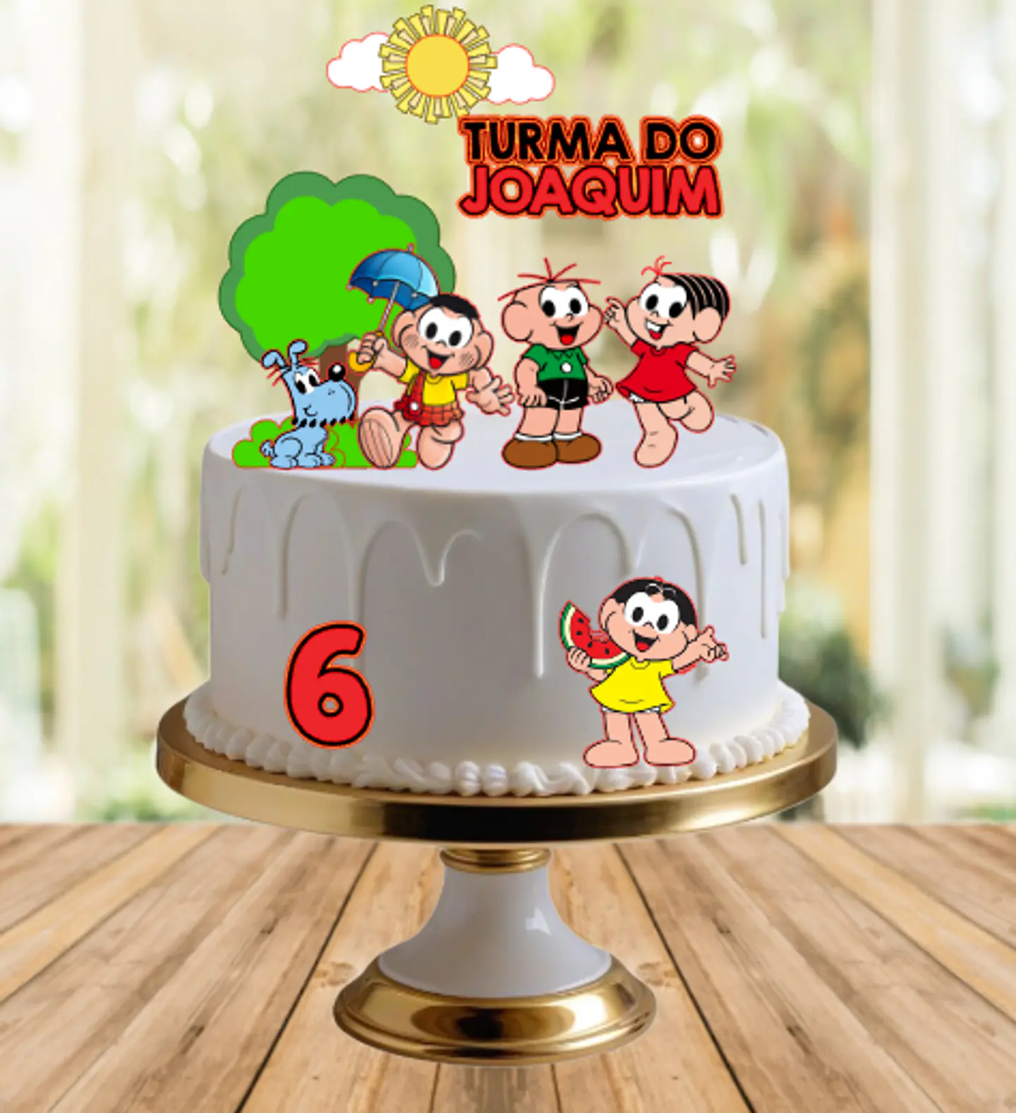 Arquivo de Corte Topo de Bolo Turma da Monica 40 1