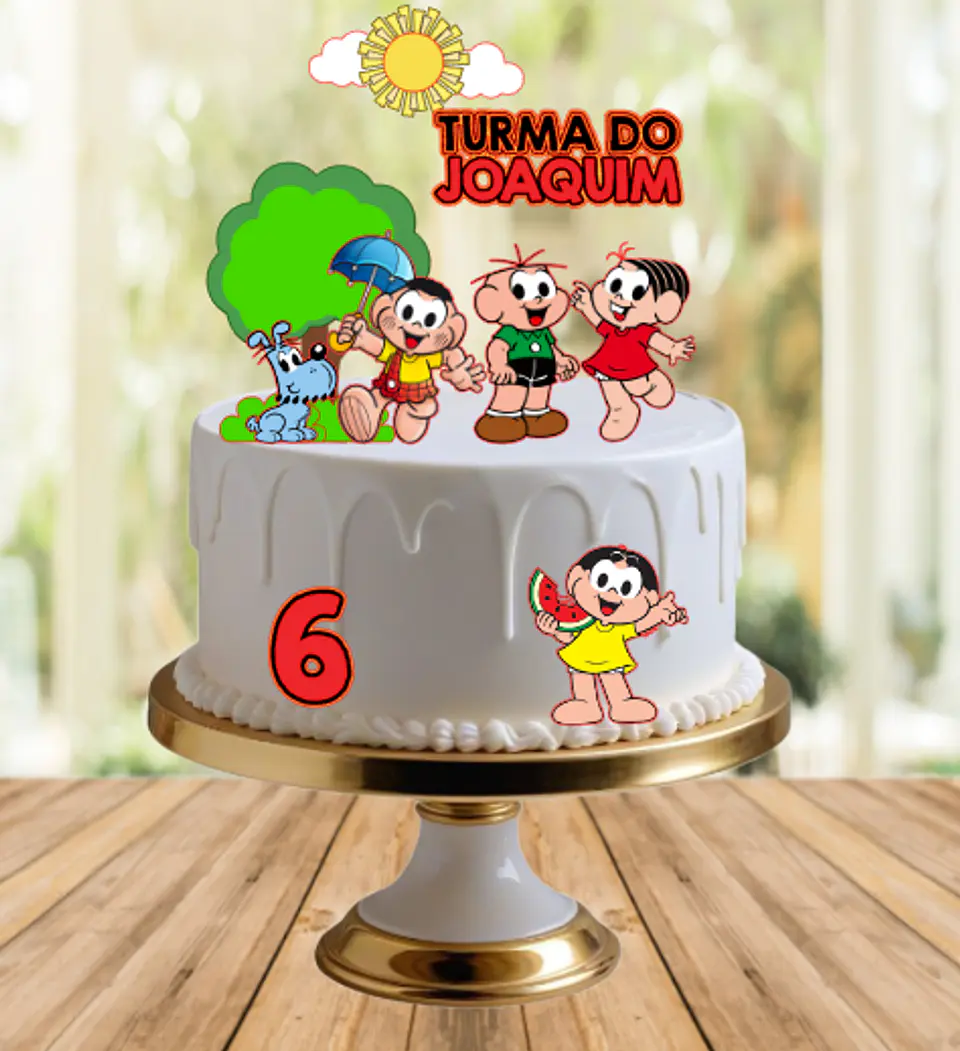 Arquivo de Corte Topo de Bolo Turma da Monica 40 1