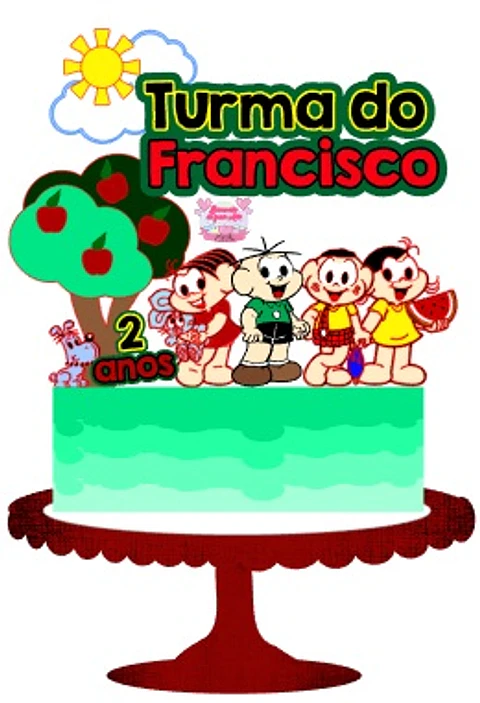 Arquivo de Corte Topo de Bolo Turma da Monica 26