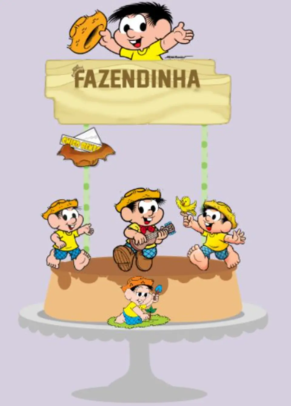 Arquivo de Corte Topo de Bolo Turma da Monica 7 1