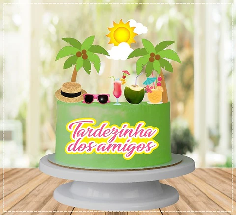 Arquivo de Corte Topo de Bolo Tardezinha 18