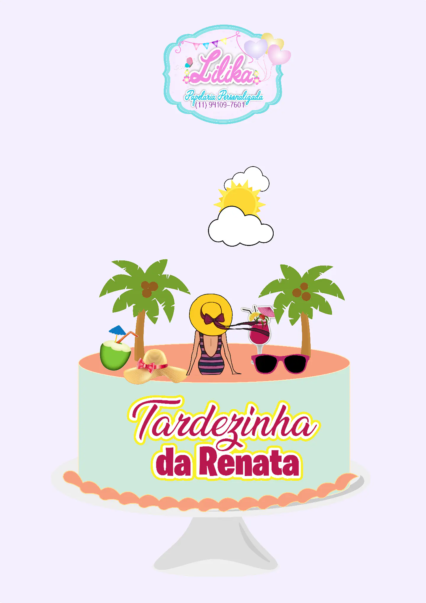 Arquivo de Corte Topo de Bolo Tardezinha 15 1