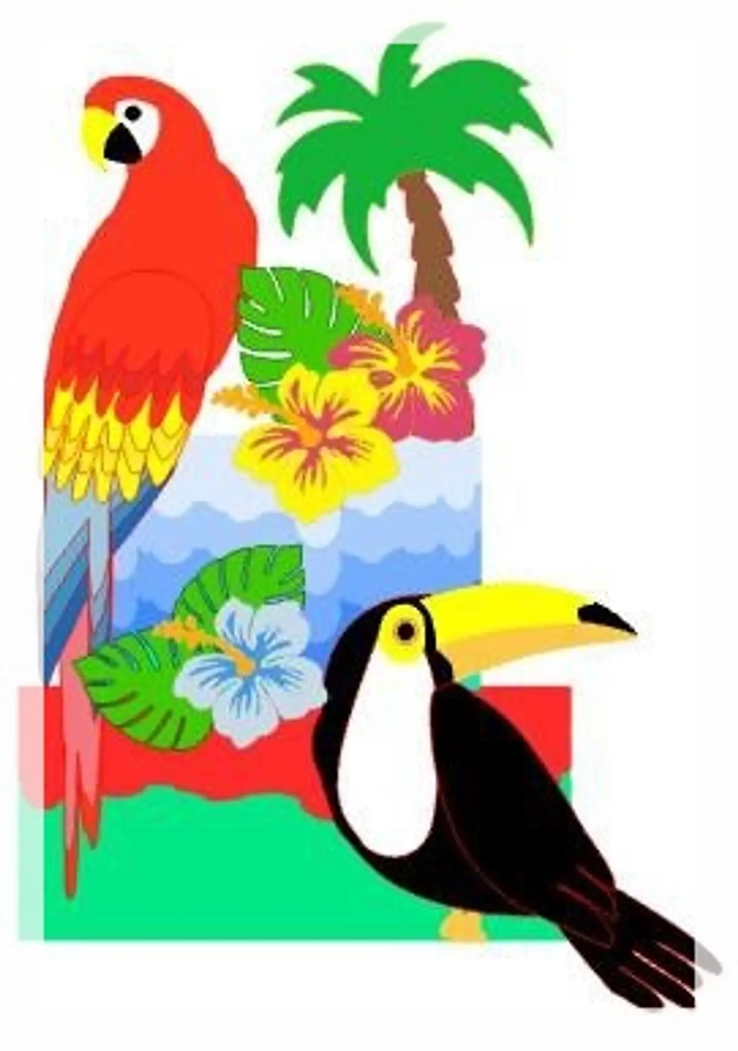 Arquivo de Corte Topo de Bolo Tropical 7 1