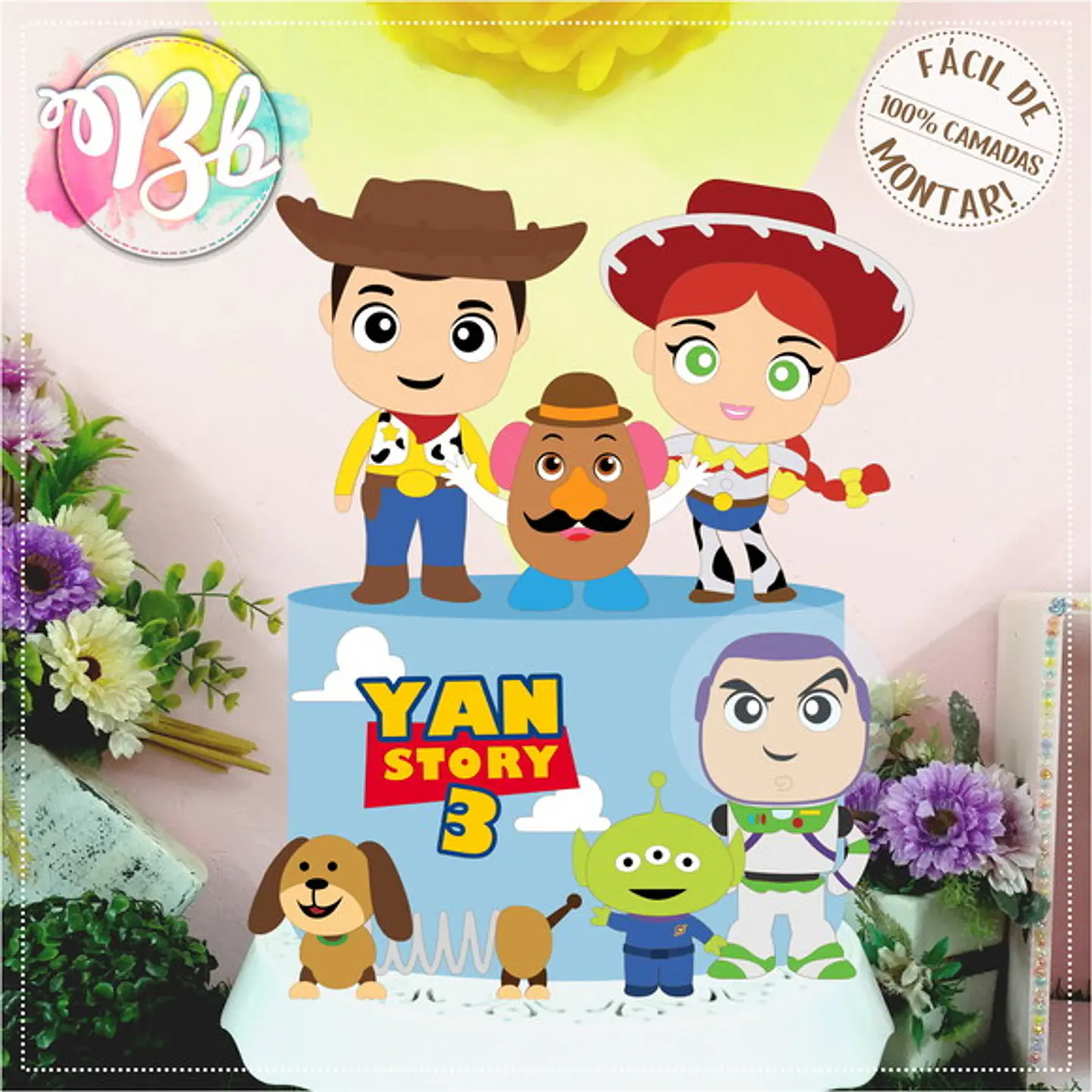 Arquivo de Corte Topo de Bolo Toy Story 17 1