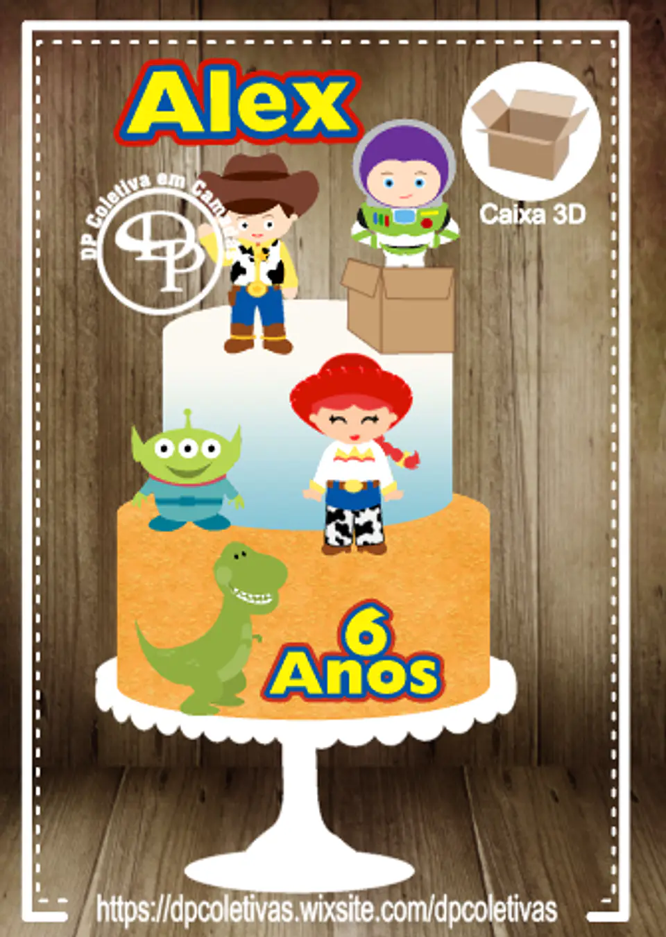 Arquivo de Corte Topo de Bolo Toy Story 16 1
