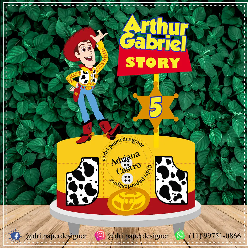 Arquivo de Corte Topo de Bolo Toy Story 7 1