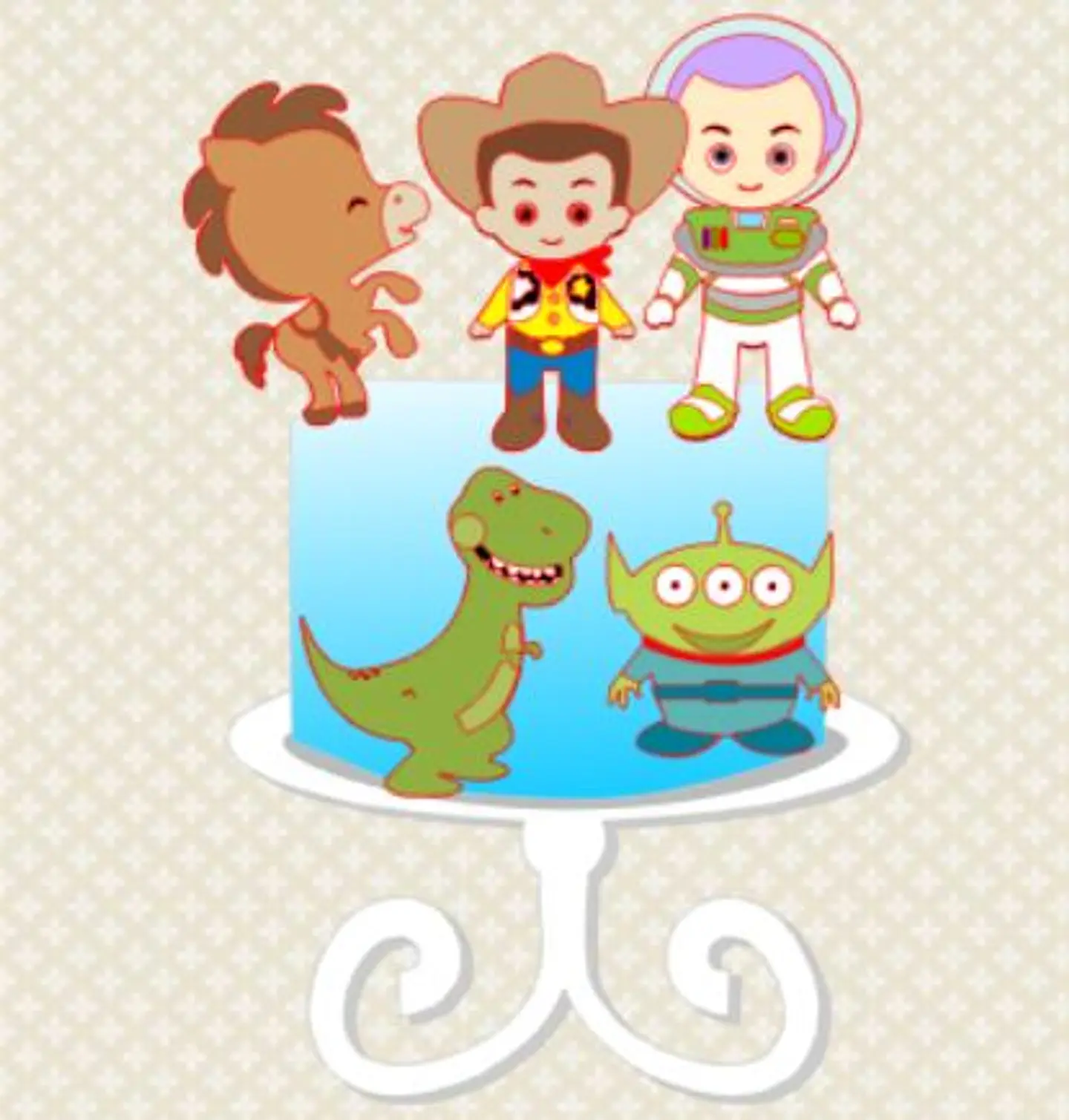 Arquivo de Corte Topo de Bolo Toy Story 6 1