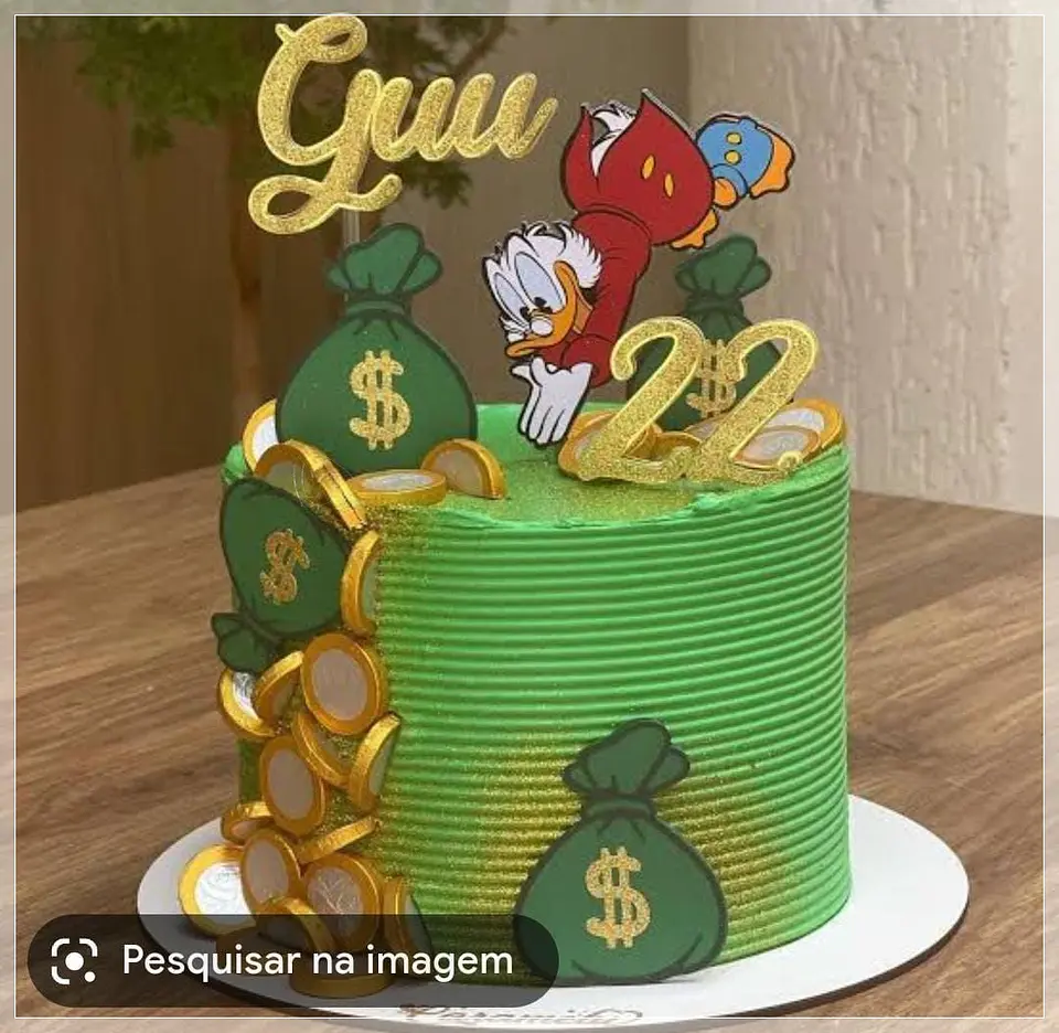 Arquivo de Corte Topo de Bolo Tio Patinhas 1 1