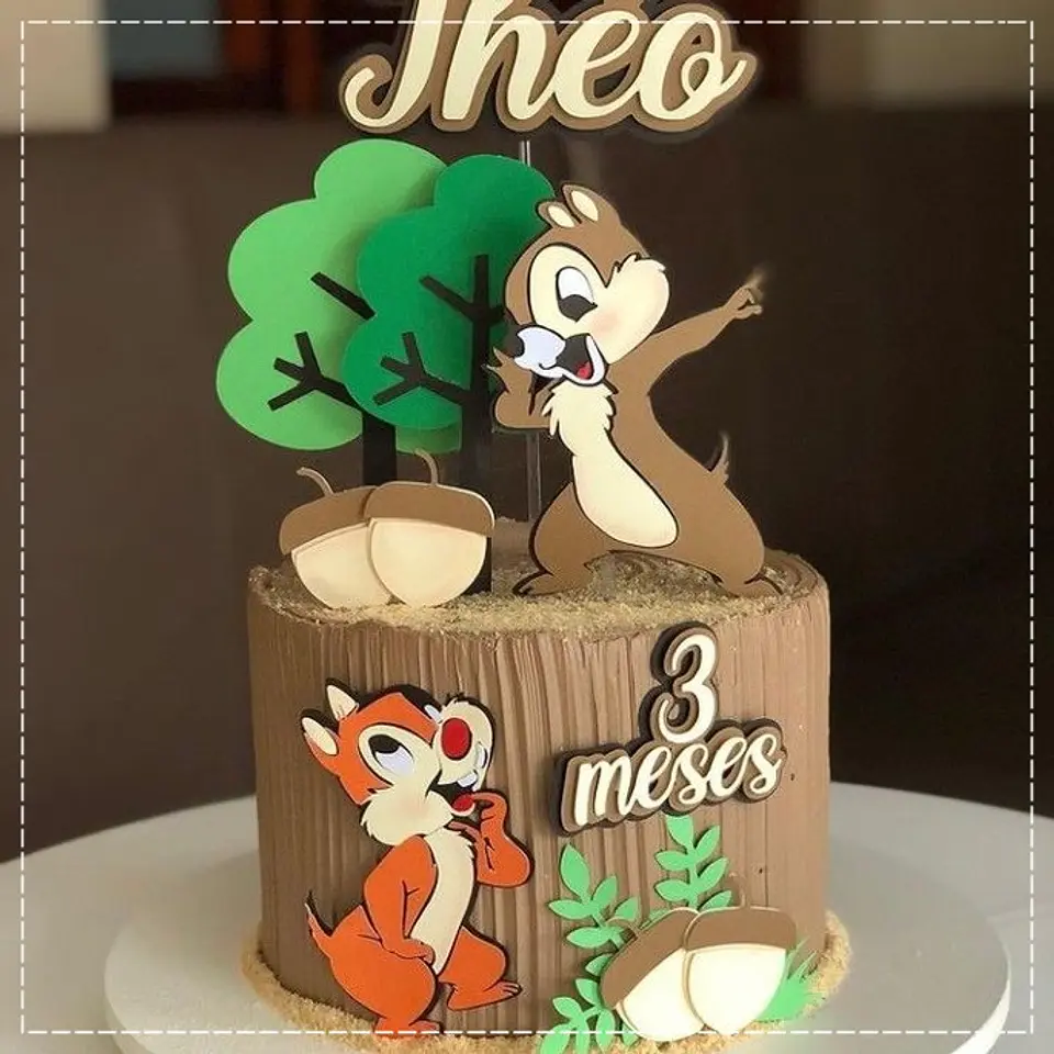 Arquivo de Corte Topo de Bolo Tico e Teco 1 1