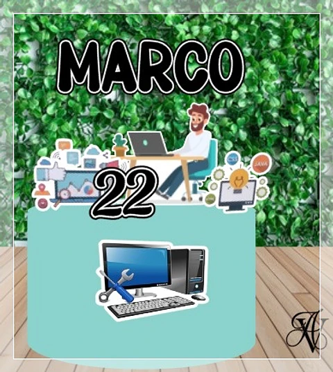 Arquivo de Corte Topo de Bolo Tecnologia 1