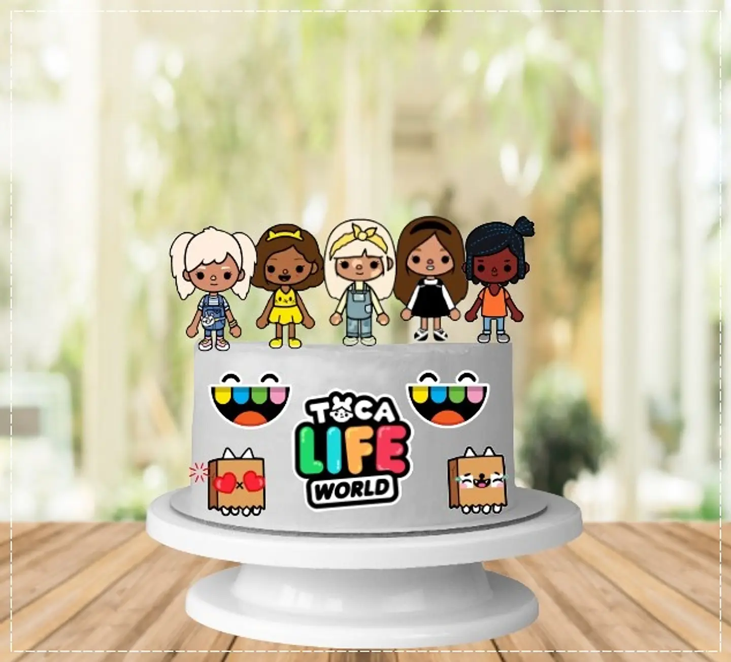 Arquivo de Corte Topo de Bolo Toca Life World 3 1