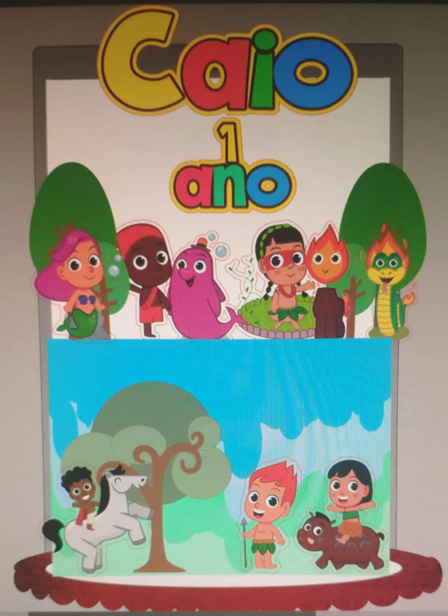 Arquivo de Corte Topo de Bolo Turma do Folclore 1 1