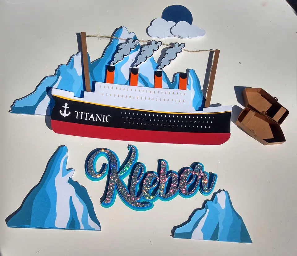 Arquivo de Corte Topo de Bolo Titanic 1 1