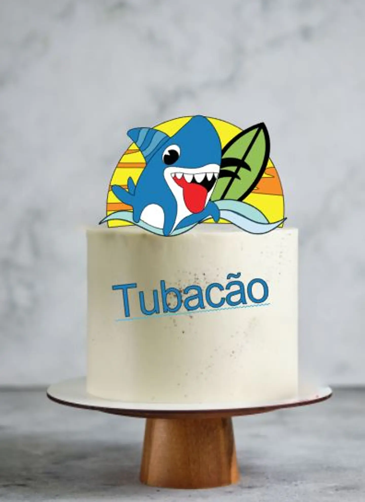 Arquivo de Corte Topo de Bolo Tubarão 7 1
