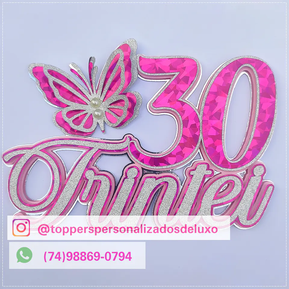 Arquivo de Corte Topo de Bolo Trintei 12 1