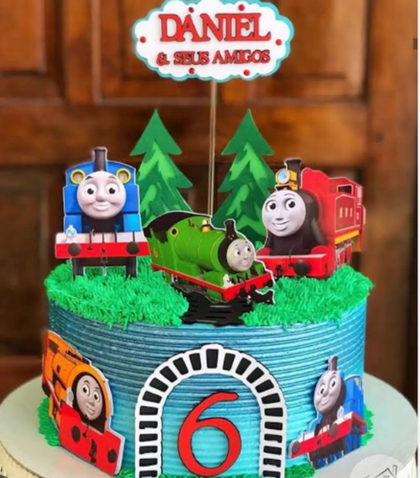 Arquivo de Corte Topo de Bolo Thomas O Trem 2 1
