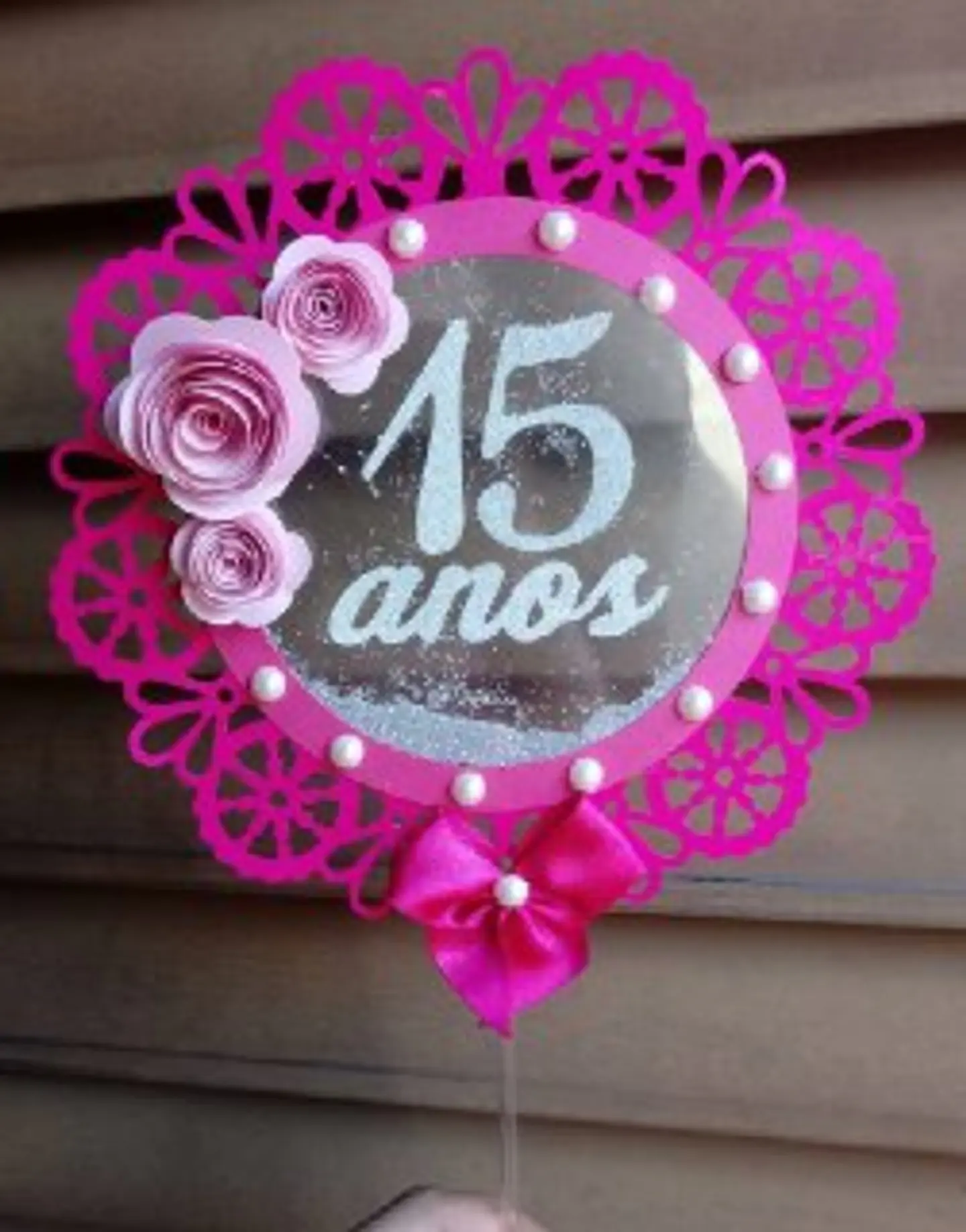 Arquivo de Corte Topo de Bolo 15 Anos 10 1
