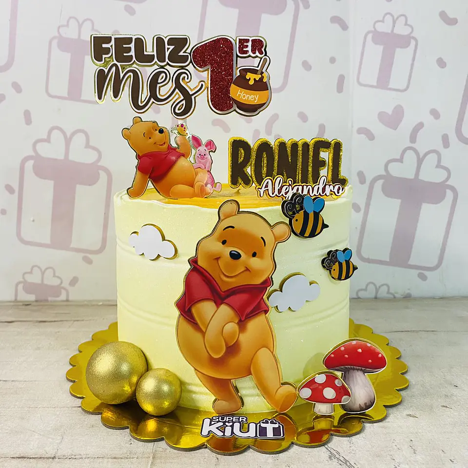 Arquivo de Corte Topo de Bolo Ursinho Pooh 39 1