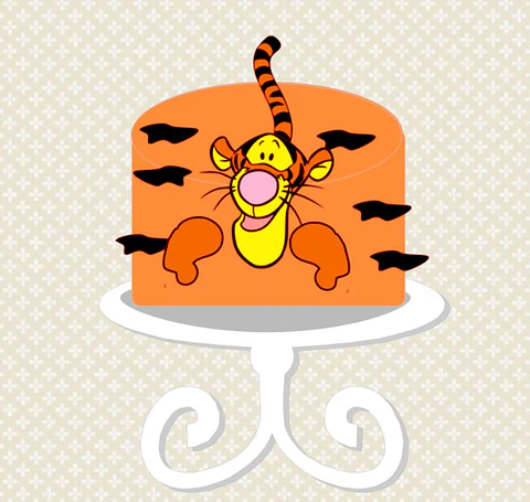 Arquivo de Corte Topo de Bolo Ursinho Pooh 23