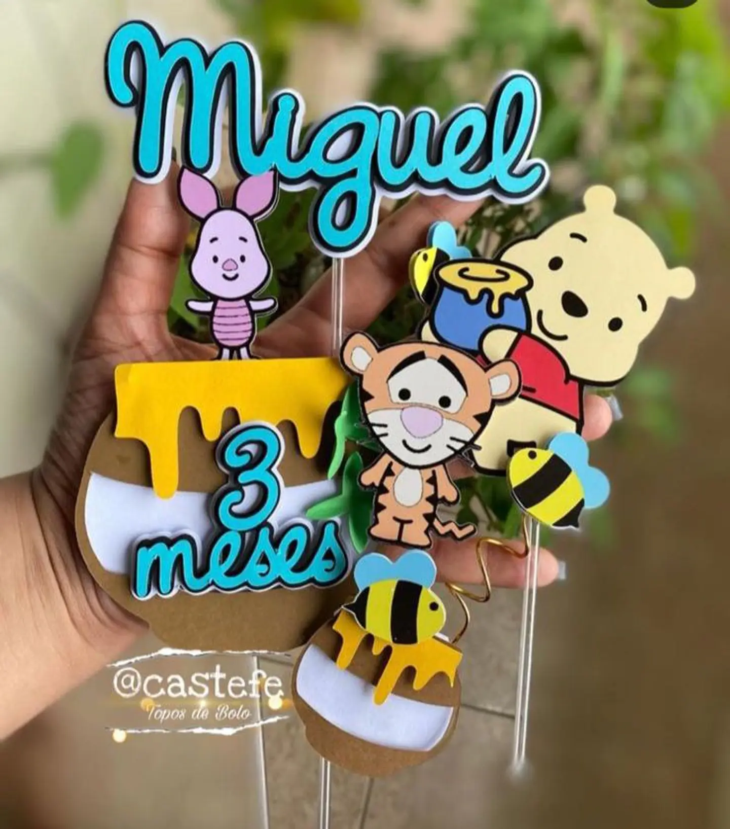 Arquivo de Corte Topo de Bolo Ursinho Pooh 22 1