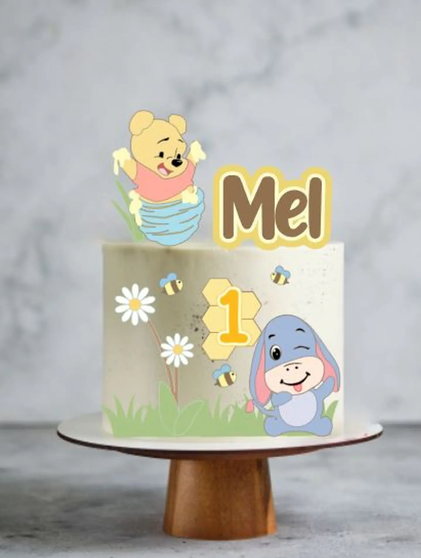 Arquivo de Corte Topo de Bolo Ursinho Pooh 13 1