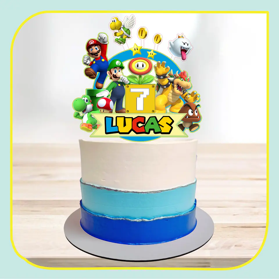 Arquivo de Corte Topo de Bolo Super Mario 66 1