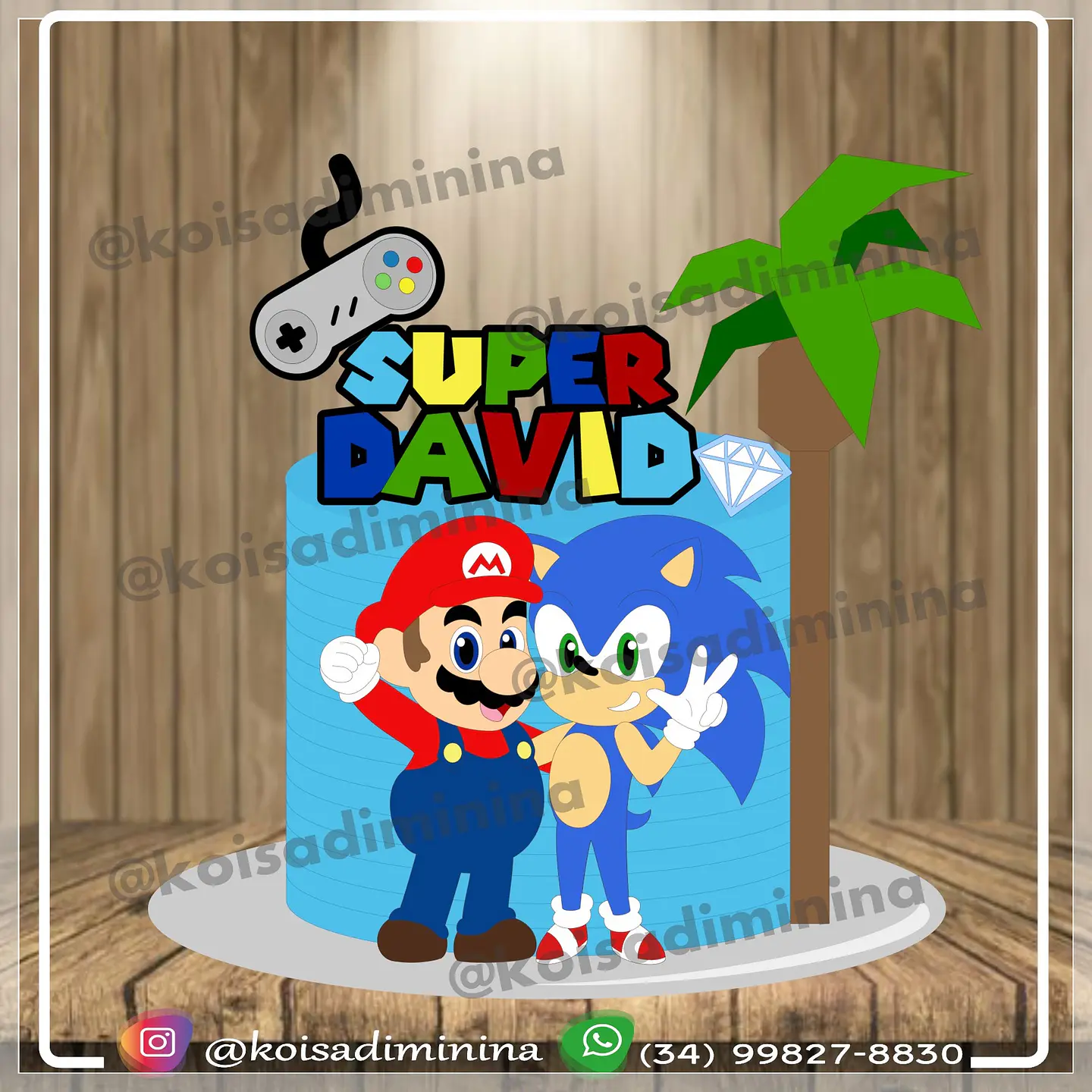 Arquivo de Corte Topo de Bolo Super Mario 23 1