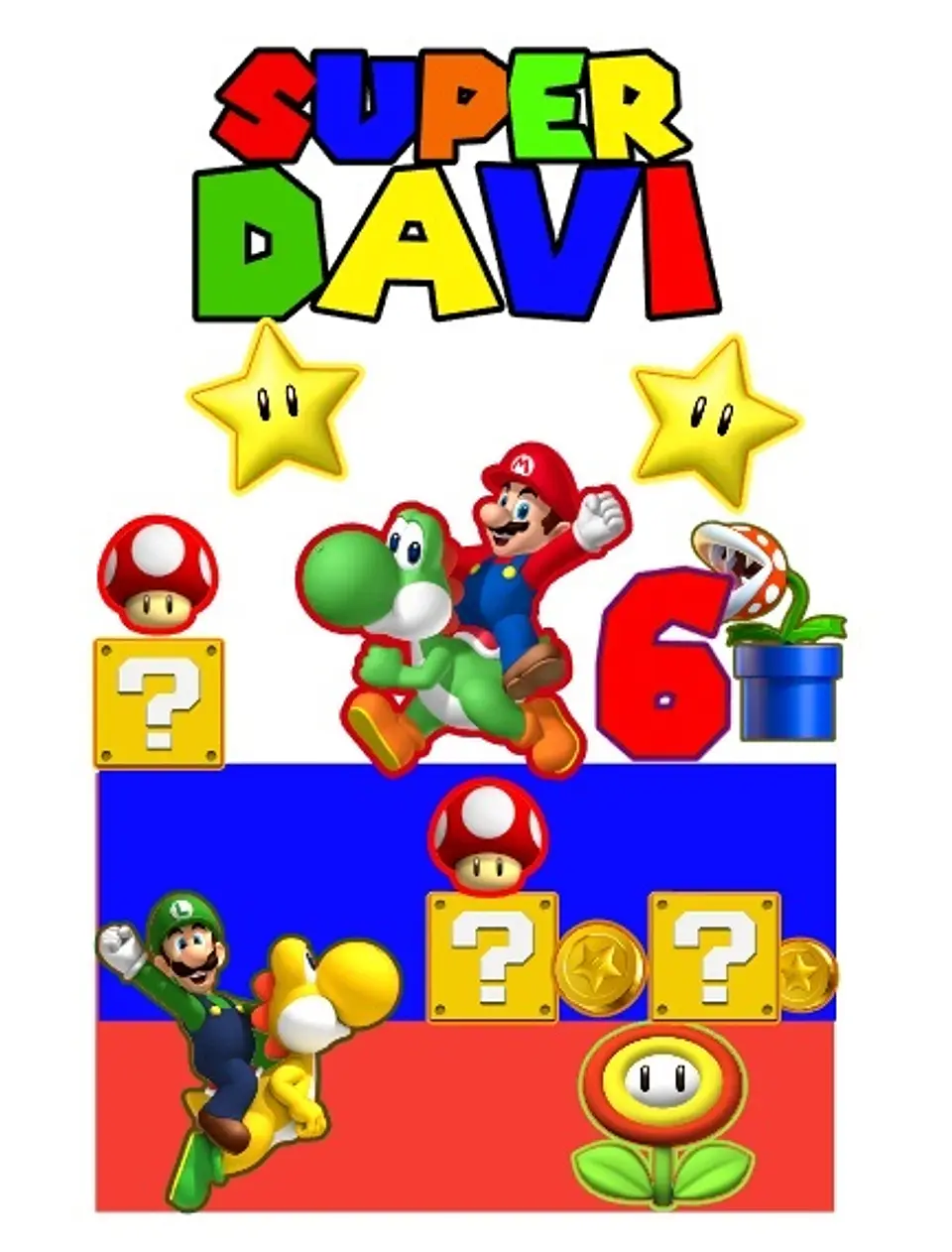 Arquivo de Corte Topo de Bolo Super Mario 16 1