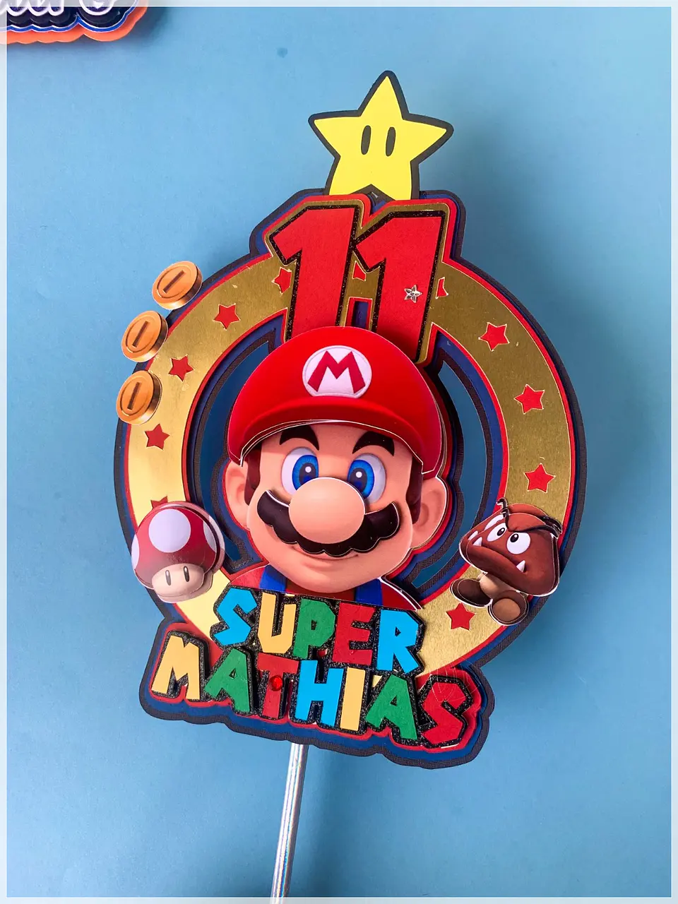 Arquivo de Corte Topo de Bolo Super Mario 14 1