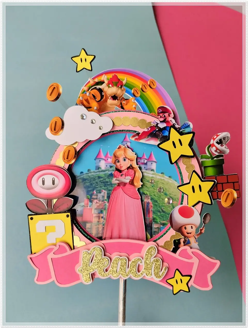 Arquivo de Corte Topo de Bolo Super Mario 7 1