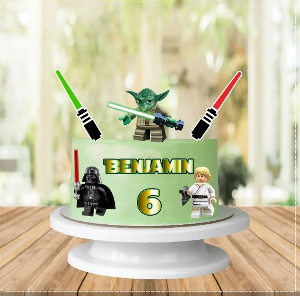 Arquivo de Corte Topo de Bolo Star Wars 17 1