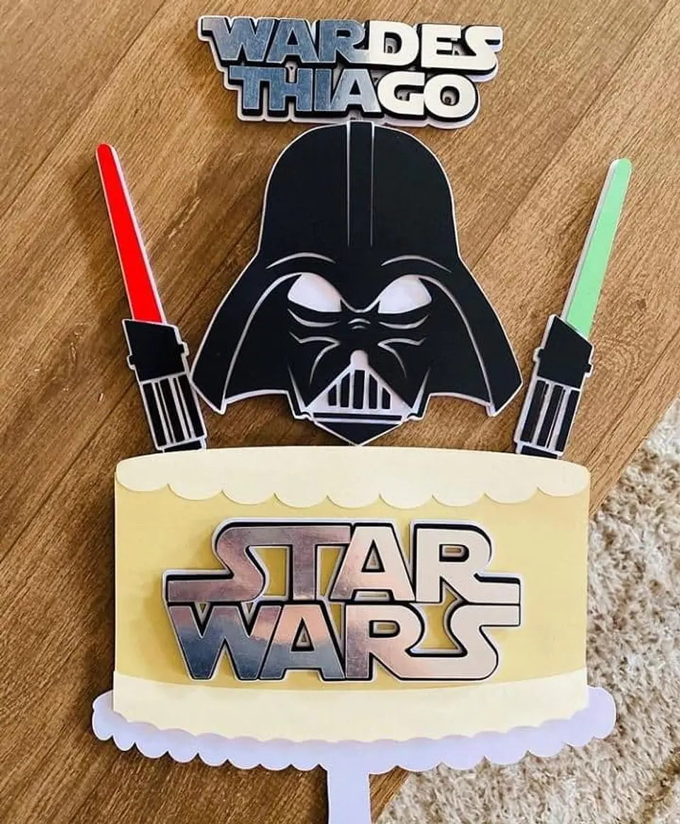 Arquivo de Corte Topo de Bolo Star Wars 13 1