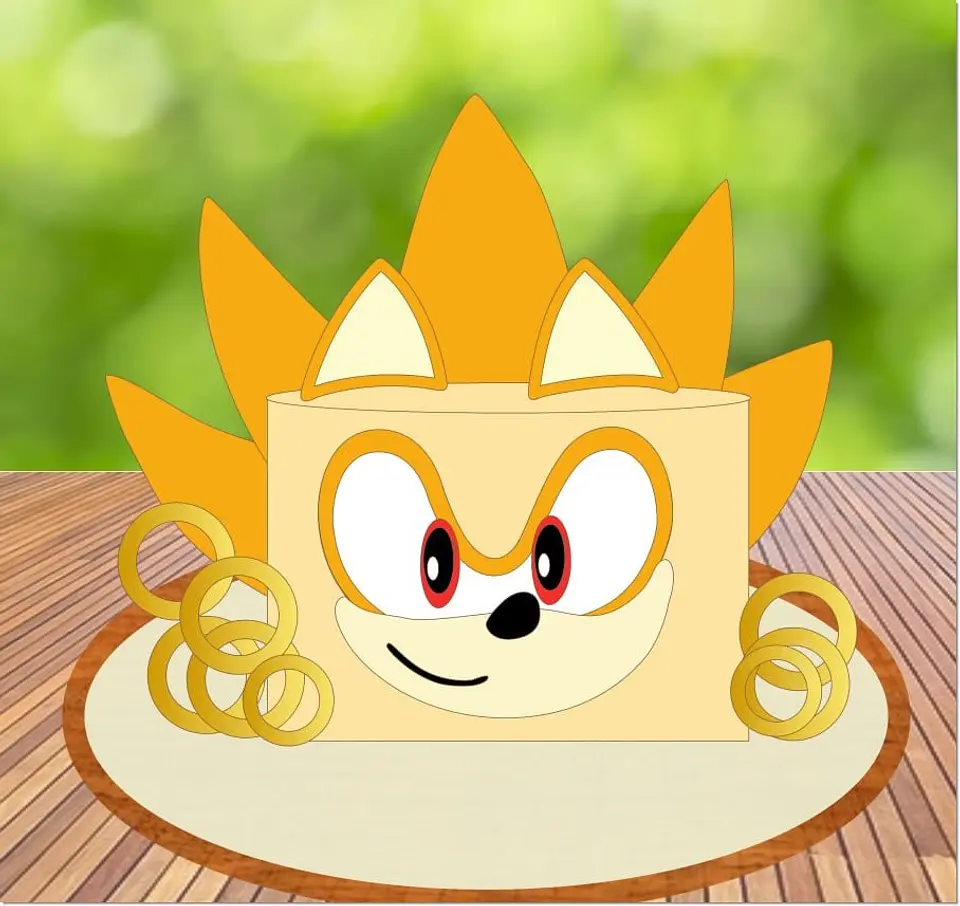 Arquivo de Corte Topo de Bolo Sonic 49 1