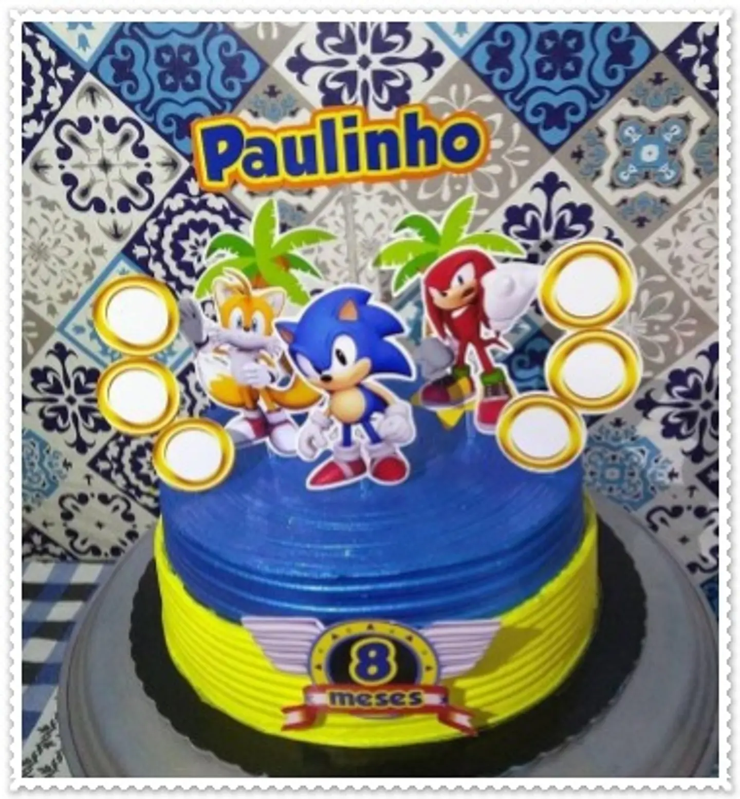 Arquivo de Corte Topo de Bolo Sonic 35 1