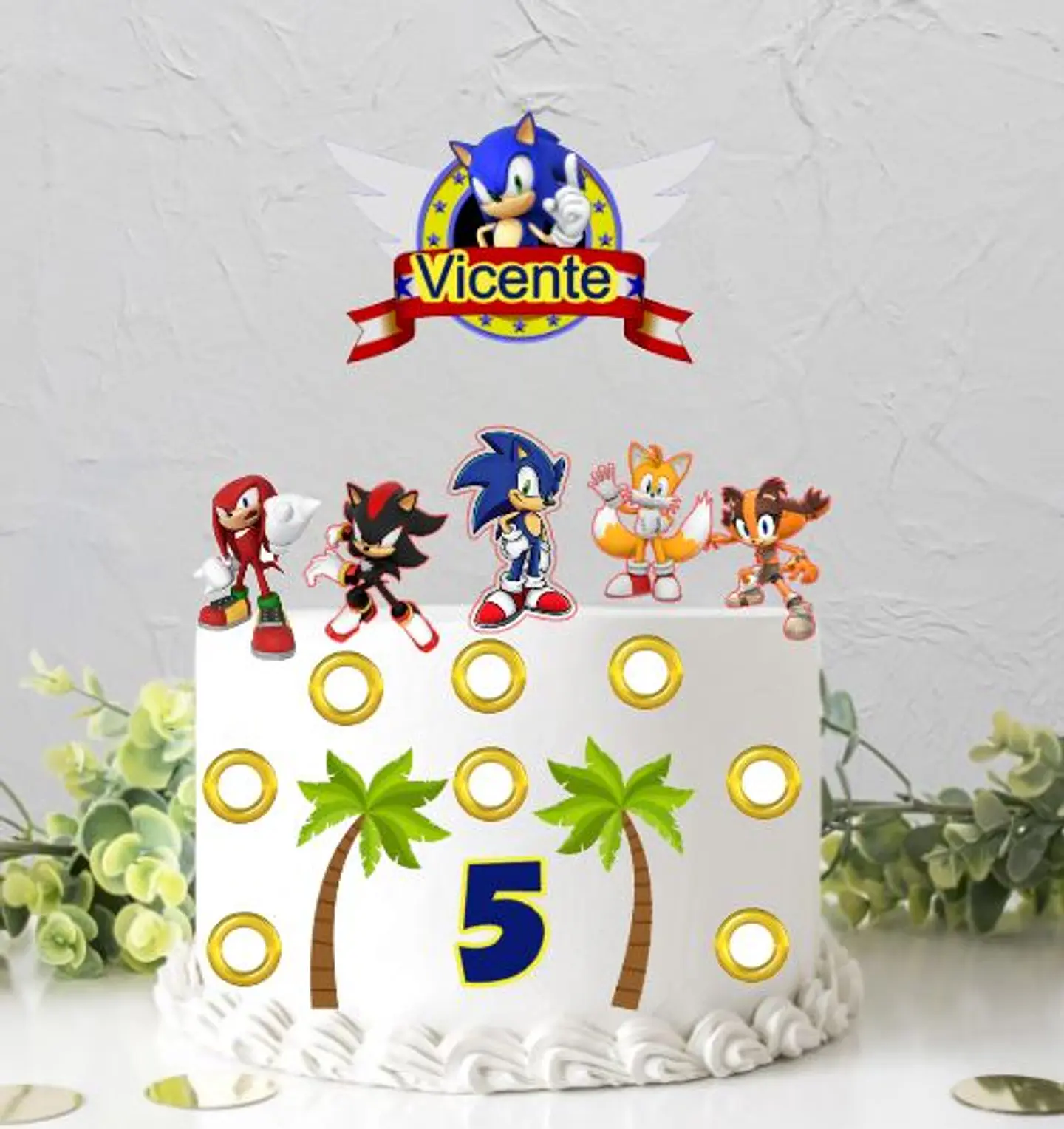 Arquivo de Corte Topo de Bolo Sonic 30 1