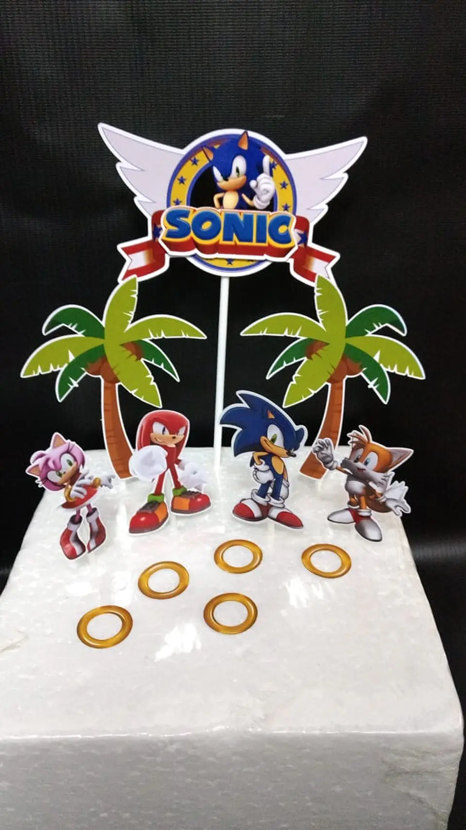 Arquivo de Corte Topo de Bolo Sonic 3 1