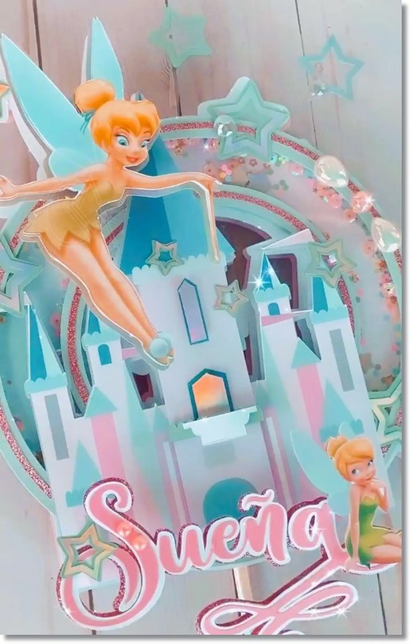 Arquivo de Corte Topo de Bolo Sininho - Tinkerbell 15 1