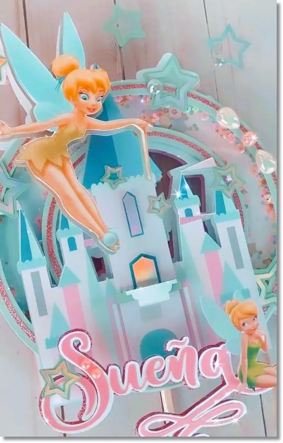 Arquivo de Corte Topo de Bolo Sininho - Tinkerbell 15 1
